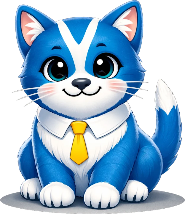 Champy, maskot kucing biru Smart Champion